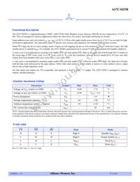 AS7C1025B-15JIN Datasheet Page 2