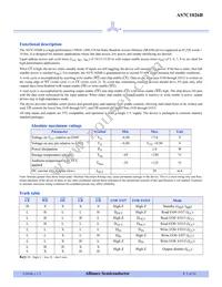AS7C1026B-20JCN Datasheet Page 2