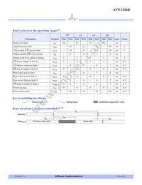 AS7C1026B-20JCN Datasheet Page 4