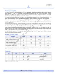 AS7C256A-20TIN Datasheet Page 2