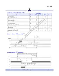 AS7C256B-15JIN Datasheet Page 5
