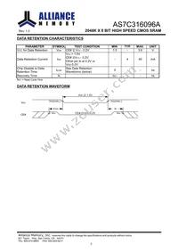 AS7C316096A-10TIN Datasheet Page 8