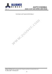 AS7C316096A-10TIN Datasheet Page 11