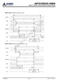 AS7C325632-10BINTR Datasheet Page 8