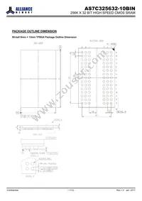 AS7C325632-10BINTR Datasheet Page 11