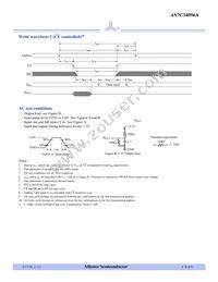 AS7C34096A-20TIN Datasheet Page 6