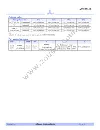 AS7C3513B-15JCN Datasheet Page 9