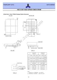 AS7C38096A-10BIN Datasheet Page 10