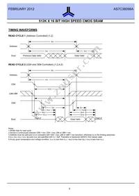 AS7C38098A-10BINTR Datasheet Page 6