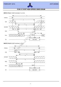 AS7C38098A-10BINTR Datasheet Page 7