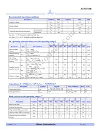 AS7C513B-15JCN Datasheet Page 3
