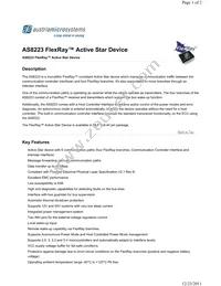 AS8223-ASSP-500 Datasheet Cover