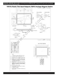 AS8C403601-QC166N Datasheet Page 20