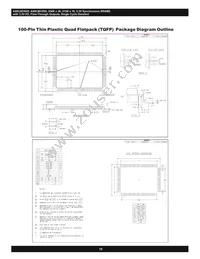 AS8C803625-QC75N Datasheet Page 19