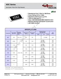 ASC0603-100RF1 Datasheet Cover
