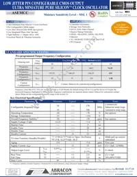 ASEMCC2-ZR Datasheet Cover