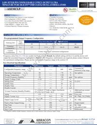 ASEMCLP-LR Datasheet Cover