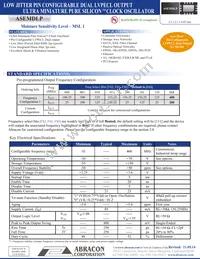 ASEMDLP-LR Datasheet Cover