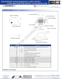 ASEMDLP-LR Datasheet Page 3