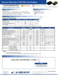 ASFLMX-200.000MHZ-5ABB-T Datasheet Cover