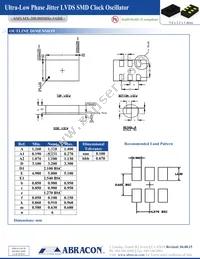 ASFLMX-200.000MHZ-5ABB-T Datasheet Page 2