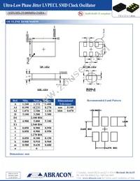 ASFLMX-25.000MHZ-5ABA Datasheet Page 2