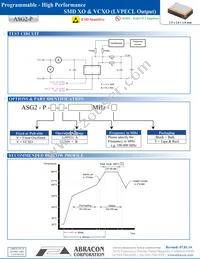 ASG2-P-V-A-698.812334MHZ Datasheet Page 2