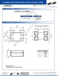 ASH7KW-32.768KHZ-L-T Datasheet Page 2