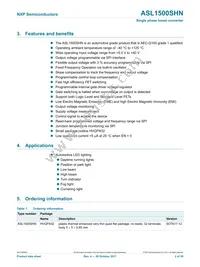 ASL1500SHNY Datasheet Page 2