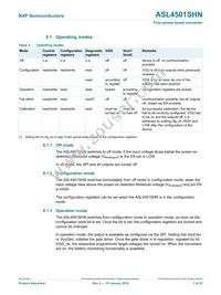 ASL4501SHNY Datasheet Page 7