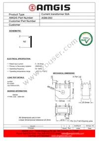 ASM-050 Datasheet Cover