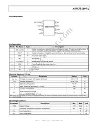 ASM3P2107AF-08SR Datasheet Page 2