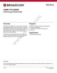 ASMB-TTF2-0B20B Datasheet Cover