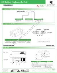 ASMCI-0805-R47M-T Datasheet Page 2
