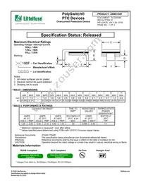 ASMD100F-2 Datasheet Cover