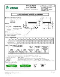 ASMD125F-2 Datasheet Cover