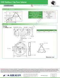 ASMPH-0603-R22M-T Datasheet Page 3