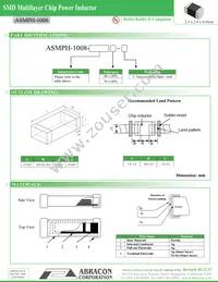 ASMPH-1008-R47M-T Datasheet Page 2