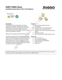 ASMT-UWB1-ZAAF2 Datasheet Cover