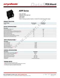 ASPF240D3R Datasheet Cover