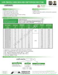 ASPI-0628-0R9N-T1 Datasheet Cover