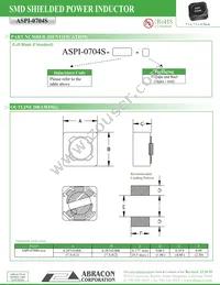 ASPI-0704S-2R2M-T Datasheet Page 2