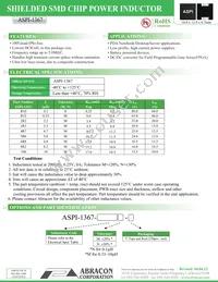 ASPI-1367-R33M-TZ Datasheet Cover