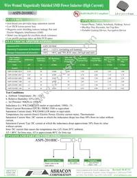 ASPI-2010HC-2R2M-T Datasheet Cover
