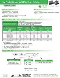 ASPI-2512-6R8M-T2 Datasheet Cover
