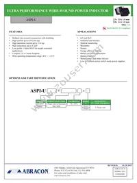 ASPI-U252010-R68M-T Datasheet Cover