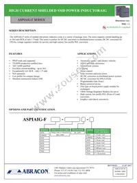 ASPIAIG-FLR4020-R82M-T Datasheet Cover