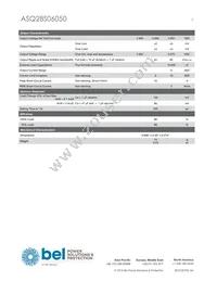 ASQ28S06050-NS00 Datasheet Page 3