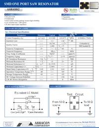 ASR418S2-T Datasheet Cover