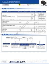 AST3TQ53-V-12.800MHZ-5-SW Datasheet Page 2
